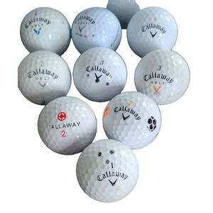 Callaway Golf Balls - Lot‎ of 9
